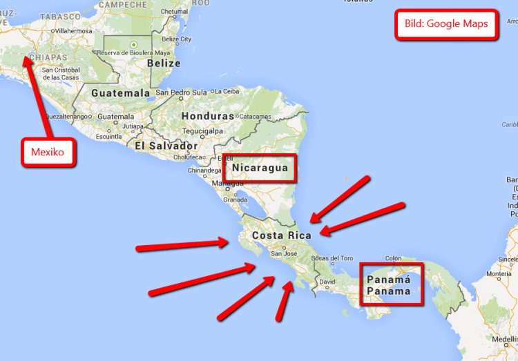 Wo ist Costa Rica?