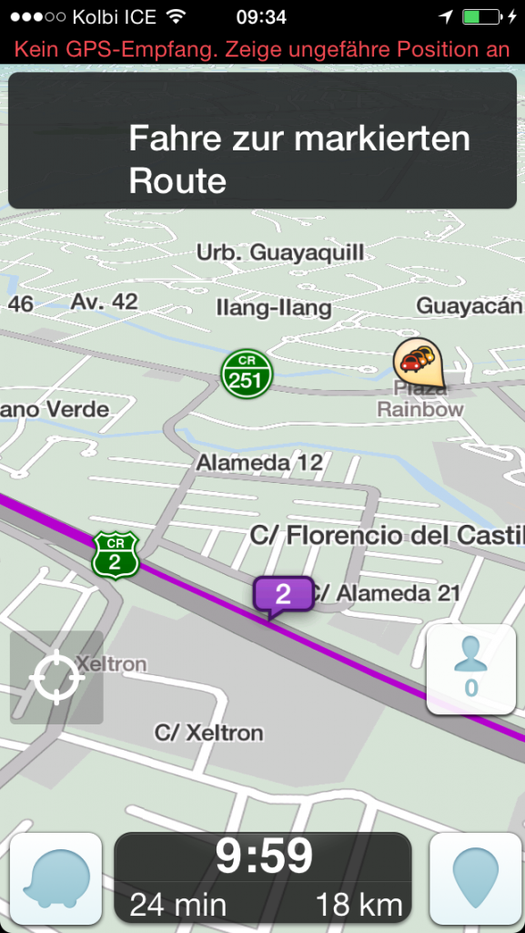 Navigation in Costa Rica Tropenwanderer