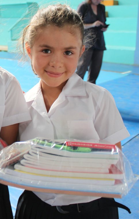 Schulmaterial für Schüler in Costa Rica