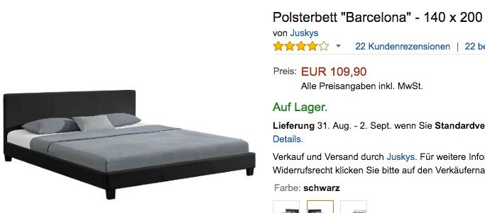 Bett kaufen in Deutschland