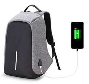Rucksack mit Sicherheitsfeatures und USB-Ladeoutlet, für Reisen