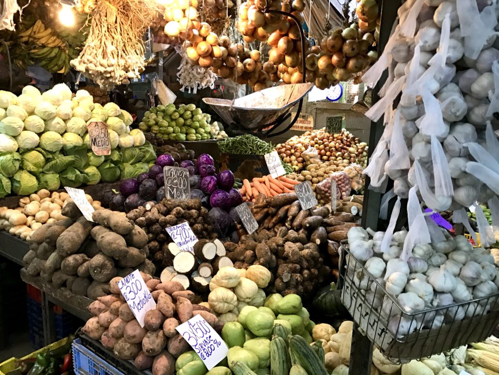 Gemüse am Mercado Central in San José, Costa Rica