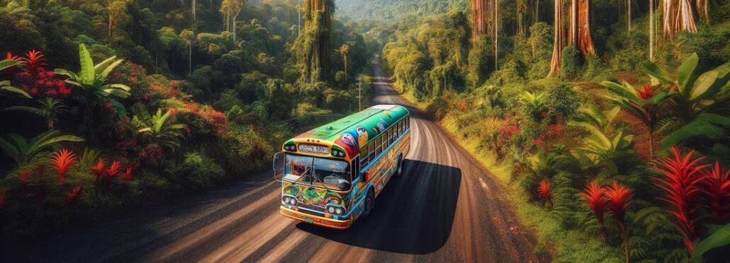 Wie mit Bus vom Flughafen San José nach Limón?